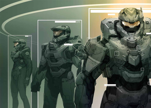 thisistheverge:  Master Chief’s evolution: the concept art of ‘Halo 4’ Halo 4 is t
