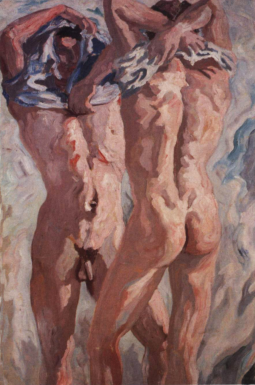 antonio-m:  Due uomini che si spogliano(Two men get naked)Carlo Levi, 1935 