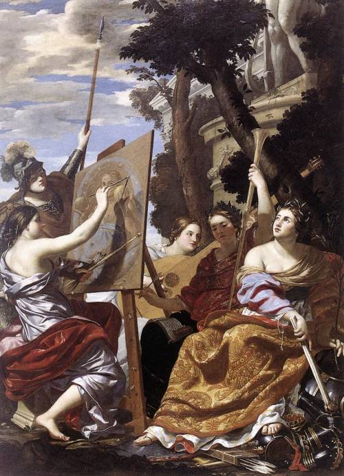 centuriespast: Simon VOUET Allegory of Peacec. 1627Oil on canvas, 350 x 250 cmGalleria Nazional