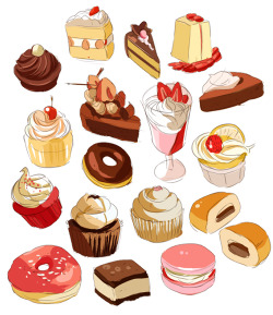 miraongchua:wanted to draw some cute food~~