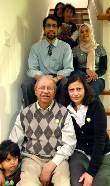 The Ali Family, Midlothian, VA Grandparents Mohammed and Safia Ali have been voters for over 25 year