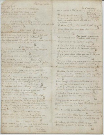 bookshavepores: Edgar Allan Poe’s early manuscript containing quotations of lines