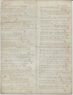 bookshavepores: Edgar Allan Poe’s early manuscript containing quotations of lines from twelve of Shakespeare’s plays including King Lear, Romeo and Juliet, and The Tempest. 