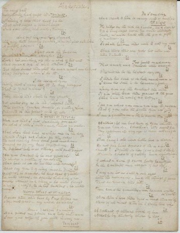 bookshavepores: Edgar Allan Poe’s early manuscript containing quotations of lines from twelve of Shakespeare’s plays including King Lear, Romeo and Juliet, and The Tempest. 