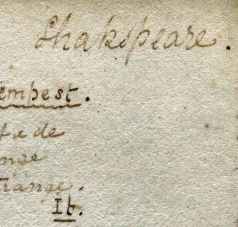 bookshavepores: Edgar Allan Poe’s early manuscript containing quotations of lines from twelve of Shakespeare’s plays including King Lear, Romeo and Juliet, and The Tempest. 