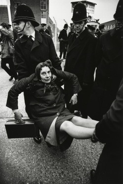 collective-history:  Anti-nuclear weapons demonstration. Aldermaston, UK. ca 1960s 