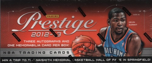 #4NBA Prestige Blaster Box ($19.99)NBA Prestige Hobby Box ($96.00)So…IF…IF you were st