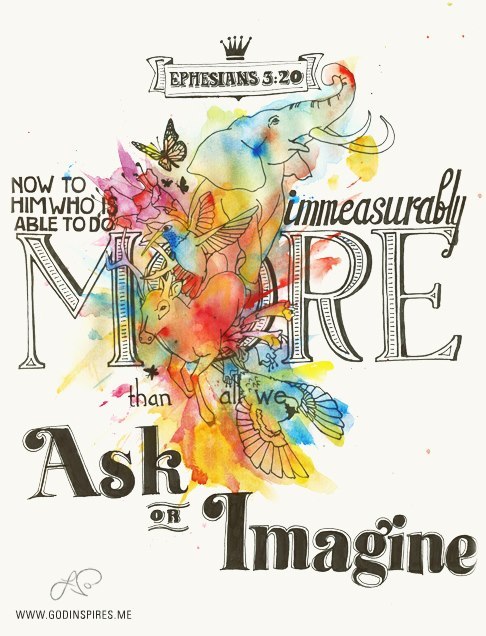My all-time favourite verse // wheels-of-faith typography blog paintedverses:Now to him who is able 