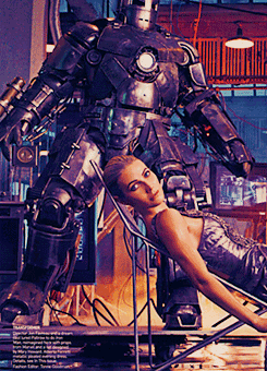 steventrevor:  gwyneth paltrow and “iron man” - vogue 2008 