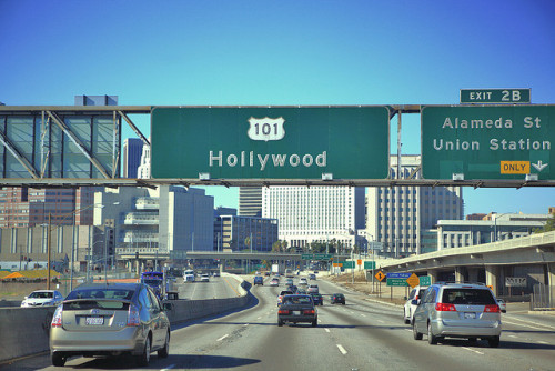 tidalwavessscantsavetheworld:  USA Highway 101 Greater Los Angeles - Heading for Hollywood by Stewart Leiwakabessy on Flickr.