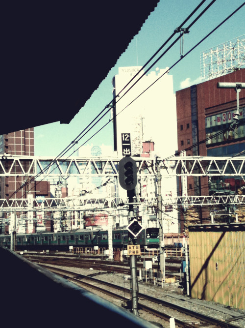 lifeimported:  metro tracks, tokyo, japan