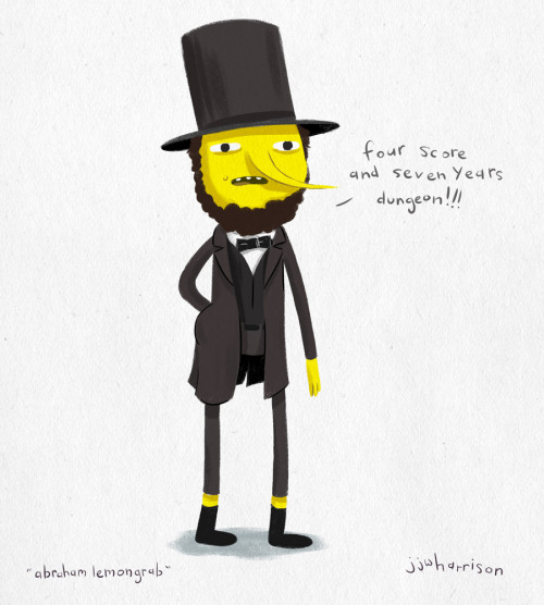 jjharrison: In celebration of democracy and Daniel Day Lewis: Abraham Lemongrab!