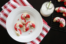 Gastrogirl:  Candy Cane Cookies. 