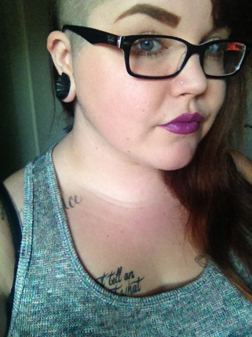 bigbootiedtattooedcuties:  This is my “fuck off” face.