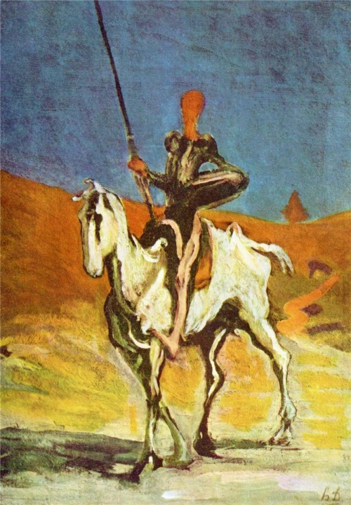 lonequixote: Honore Daumier    Don Quixote and Sancho Pansa  (via @lonequixote​)