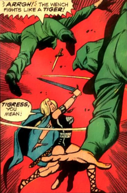 Alltheladiesyouhate:  Superdames:  Get It Right —Defenders #5 (1973) By Steve Englehart