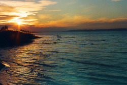 unusualencounter:  Balatoni naplemente/Sundown at lake Balaton (by Duduss) 