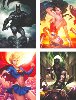 DC Characters by Stanley “Artgerm” Lau (Please do not remove the text or source