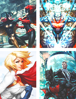  DC Characters by Stanley “Artgerm” Lau (Please do not remove the text or source