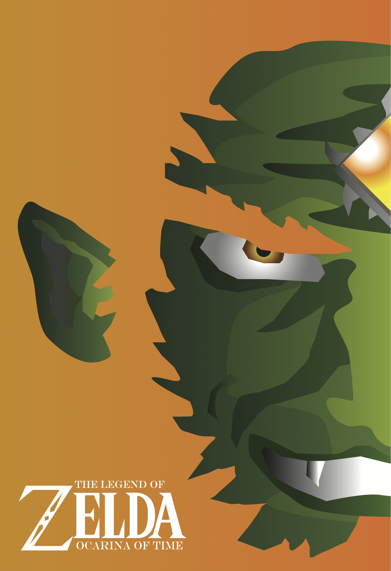 crolin:  three posters for my graphic design class. i love making zelda art! :3