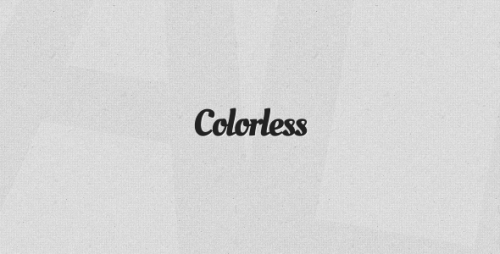 It’s been a while since I released my last theme for WordPress and I decided to try something new. Tumblr is not as powerful as WordPress is but it’s quite cool!
Here comes Colorless, a simple theme for Tumblr available on ThemeForest.