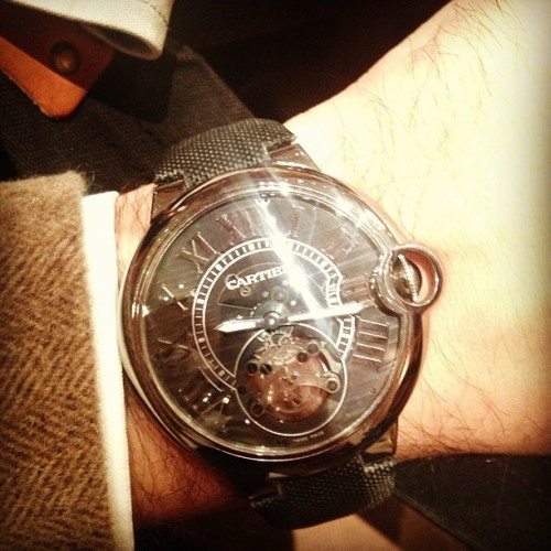 Cartier ID1 on the wrist. #Notforsaleatanyprice. (at Cartier Mansion)