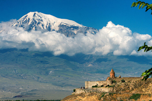 just-wanna-travel:Khor Virap Monastery and Mount Ararat, Armenia