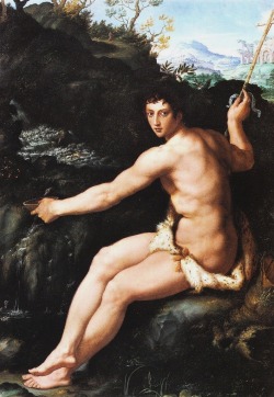 artqueer:  Alessandro Allori (Italian, 1535-1607): St. John the Baptist, 16th century 