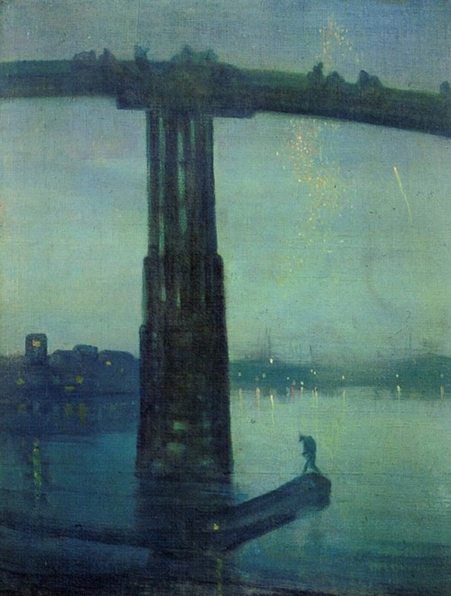 James McNeill Whistler, “Nocturne in Blue and Gold: Old Battersea Bridge”