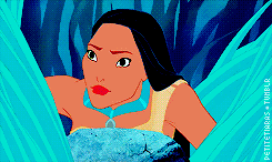 petitetiaras:  At first, Pocahontas wanted to chase after the settlers, but then