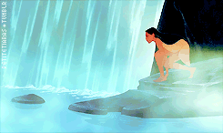 petitetiaras:  At first, Pocahontas wanted to chase after the settlers, but then