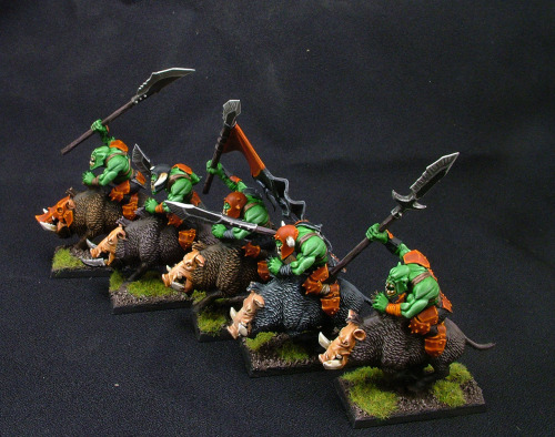 ~Boar Boyz~ This months entry for the Warseer Tale of Fantasy Painters! 