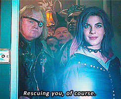  Rescuing you, of course. 