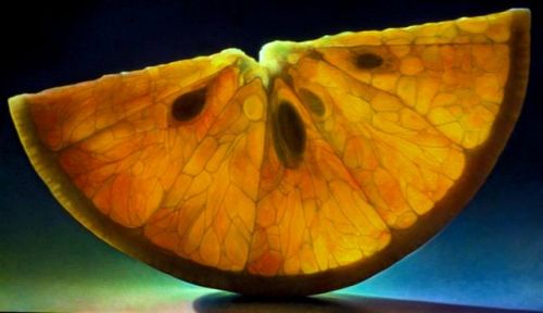 propaedeuticist:  Photorealistic Paintings of Illuminated Vesicles (1, Sunburst) - Dennis Wojtkiewicz
