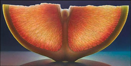 propaedeuticist:  Photorealistic Paintings of Illuminated Vesicles (1, Sunburst) - Dennis Wojtkiewicz