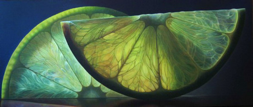 propaedeuticist:  Photorealistic Paintings of Illuminated Vesicles (1, Sunburst) - Dennis Wojtkiewicz