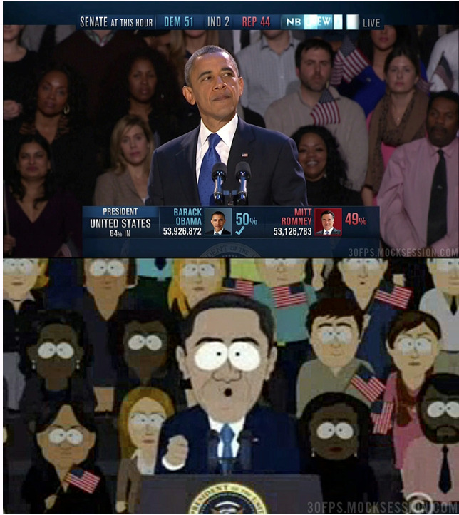 based-world:  This is why South Park is legendary. They replicated EVERYONE from