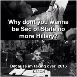 itsjoeyhoe:  YES LAWDDDD!!! #2016 #Hillary