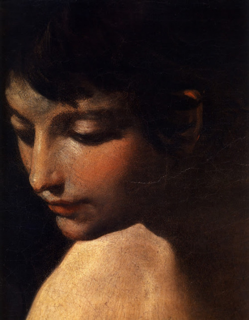 thisblueboy:Guido Reni, Amour Sacre et Amour Profane (Detail), 1623, Palazzo Spinola, Genoa