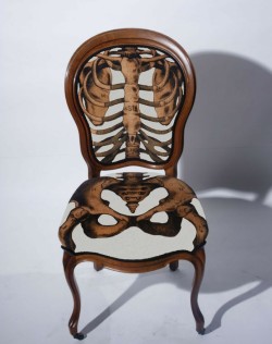 mydarling:  Anatomically correct chair lines up with your bones and organs. 