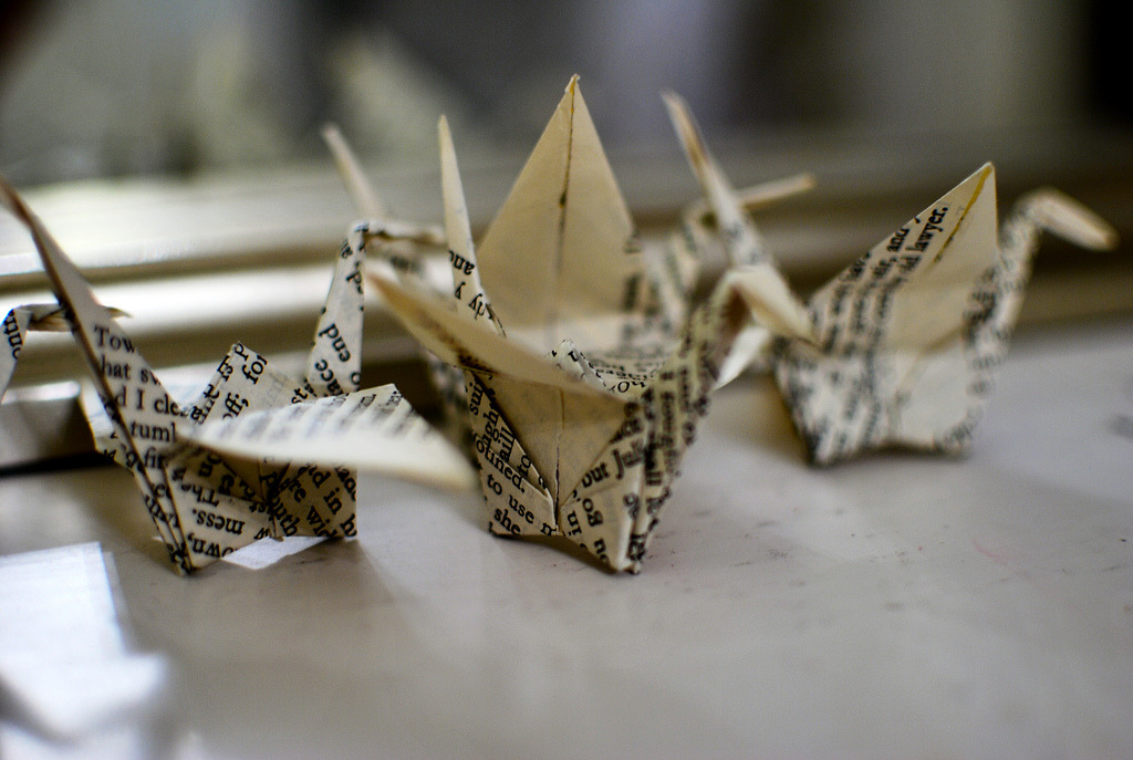 hea-rt:  book origami (by karin mathilda) 