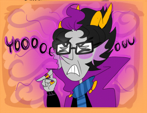 this is me reacting to all the meenah <3< vriska on my dash. heh