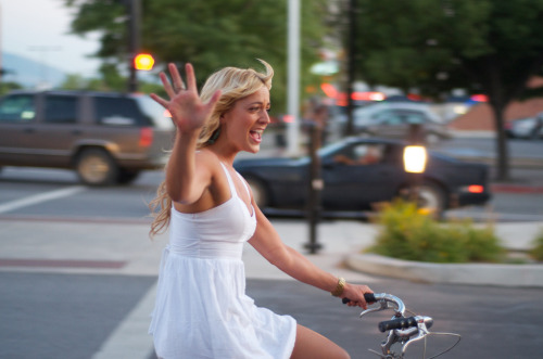 delightfulcycles: white and bike (by zacheryjensen)