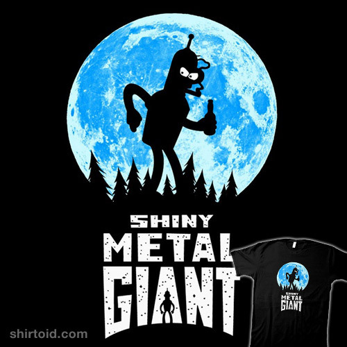 shirtoid:  Shiny Metal Giant by Vitaliy Klimenko is available at Redbubble