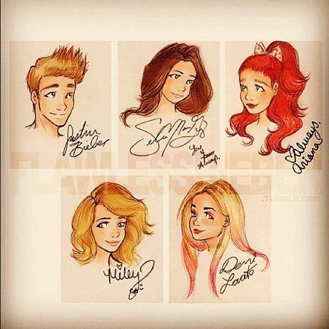 Justin bieber cartoon drawing