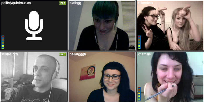 I&rsquo;m a motherfucking unicorn. blathwillburn:  Had a fun and merry time videochatting