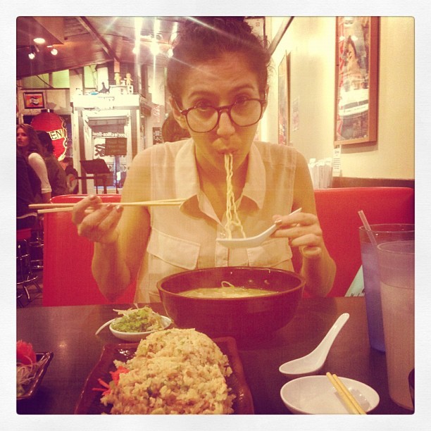 Oh it&rsquo;s raining? That means ramen. #persona #ithinkmylifeisanRPG (at Daikokuya)