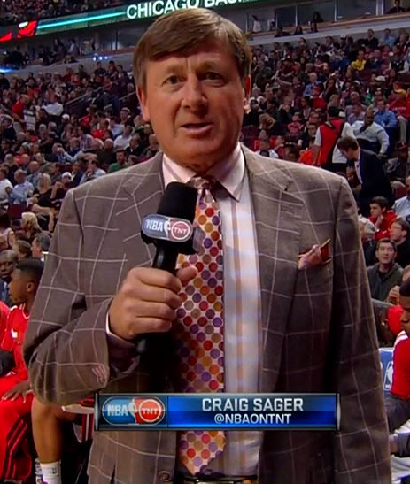 11/08/2012 - Thunder @ Bulls
Craig Sager 1st quarter sideline report (close-up)