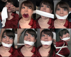 elizabethandrews:  Being gagged by @SteveVillaGNDB  of Girls Next Door Bondage - http://www.clips4sale.com/studio/3961 