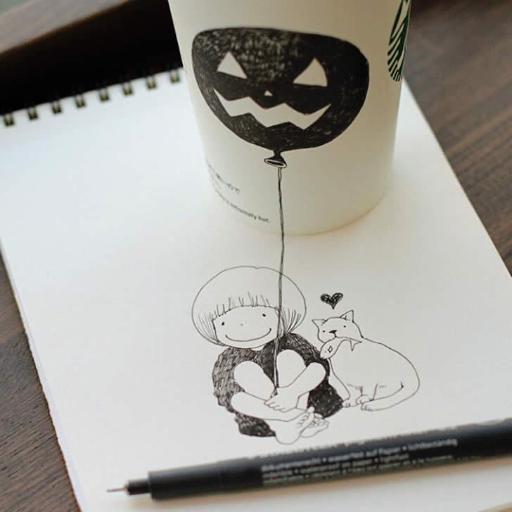 Cute starbucks drawings tumblr